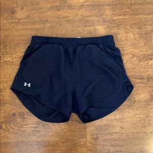 Navy blue under armor shorts
